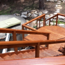 Stairs and Deck to Access Garden