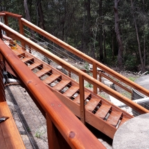 Stairs and Deck to Access Garden