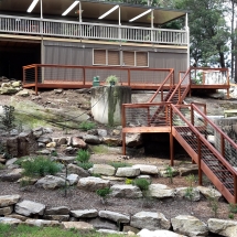 Stairs and Deck to Access Garden