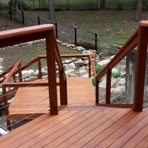 Stairs and Deck to Access Garden